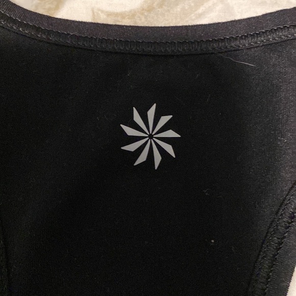 ATHLETA tank top size medium color brown grey lines going across the tanks top - Picture 4 of 4